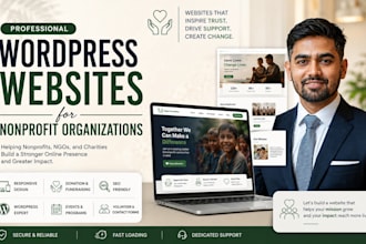build wordpress websites for your nonprofit organizations