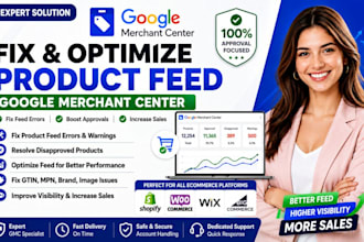 fix and optimize google merchant center product feed errors