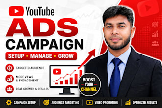 manage youtube ads campaign for channel growth
