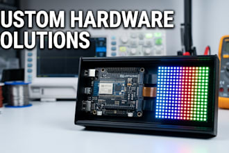 develop custom nrf52840 pcb and macroled hardware solutions