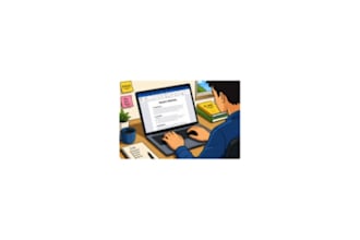 be typing up resumes, cover letters, short stories