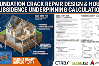 do foundation crack repair design, house subsidence underpinning calculation