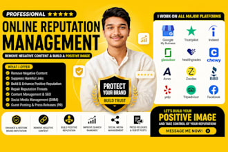 optimize your brand reputation and do fast and best online reputation management