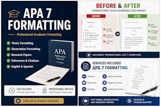 format your thesis, dissertation, or research paper in apa 7