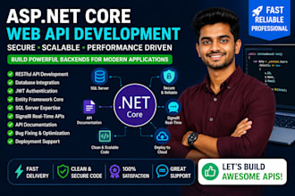 develop asp net core web apis