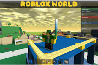develop a roblox game, robox map, roblox world design, roblox building in roblox