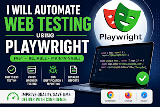 build end to end test automation using playwright