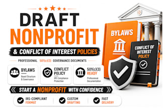 draft nonprofit bylaws and conflict of interest policy for 501c3
