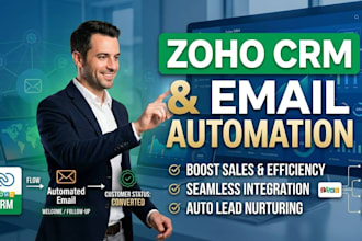 setup zoho CRM integration and zoho campaigns email automation