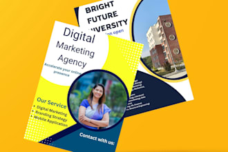 design professional and modern flyers