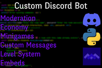 create a custom discord bot