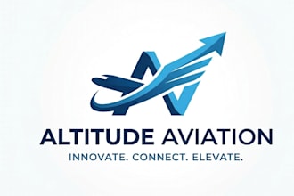 create aviation, airline and aerospace logo design