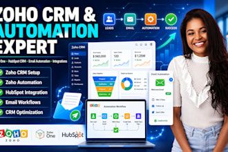 zoho crm zoho automation zoho integration email automation zoho one hubspot crm
