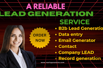 do b2b lead generation, linkedin lead research,email list building