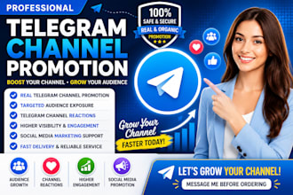 boost telegram channel with real promotion telegram channel reactions and growth