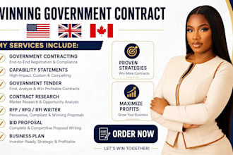 do winnnig government contract bid proposal, rfp rfq, nhs and health care tender