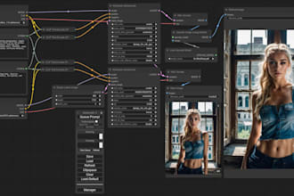 create custom comfyui workflow for sfw and nsfw stable diffusion generation