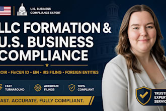 set up your llc, file boir, fincen id registration, manage your irs compliance