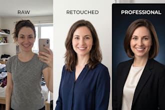 make ai headshots and portraits for linkedin CV and business