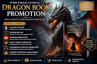 do amazon KDP promotion for dragon books