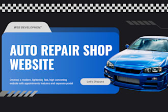 build an auto repair and mechanic workshop website with appointments