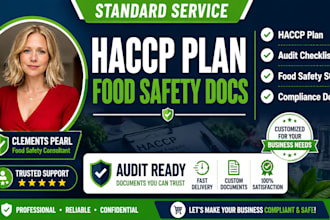 create haccp plan and food safety documents