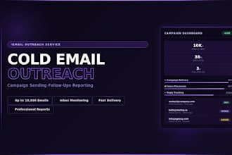 manage cold email outreach and follow up campaigns