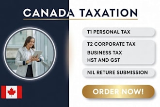 file canada tax, t1 personal tax return, t2 corporate tax and bookkeeping