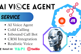 build vapi ai voice agent, ai receptionist, ai calling bot for direct outreach