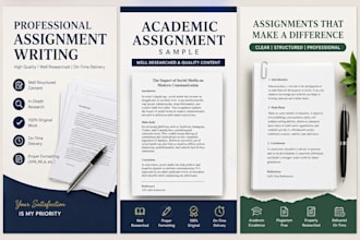 write professional assignments, reports and academic content