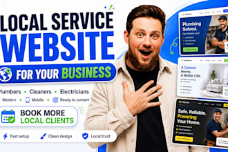 create a website for your local service business