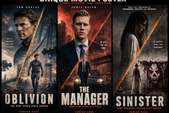 design a professional cinematic movie poster for your film