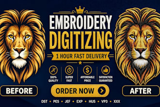 digitize your logo into dst, pes, and jef files