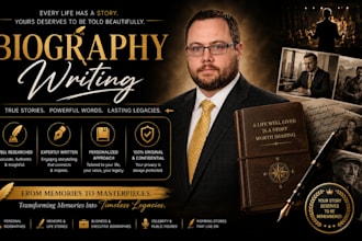 write a compelling biography, memoir, and life story with rich storytelling
