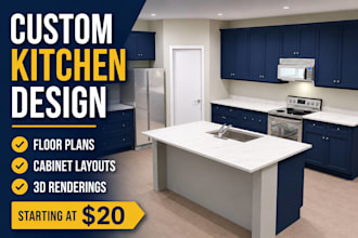 design your kitchen, bath or home cabinet layout
