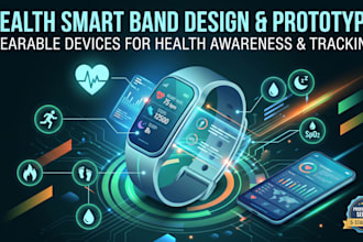 design and prototype wearable smart bands for health awareness, health tracking