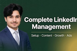manage your linkedin company page with posts and paid marketing
