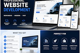build a professional responsive website for your business