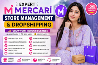do expert mercari store management and dropshipping