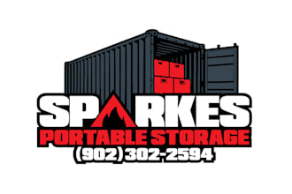 create a clean and modern storage brand logo