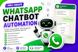 create an ai whatsapp chatbot automation