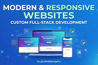 build a modern responsive fullstack website