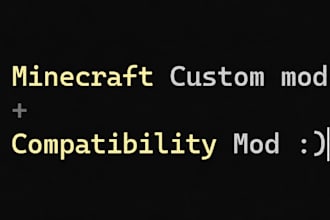 make a minecraft forge or fabric mod for you