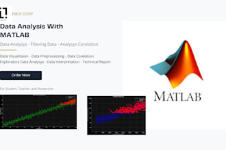 do matlab data analysis for research projects