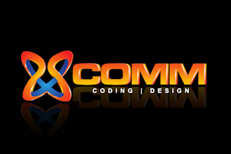 create a modern technology transfer brand logo