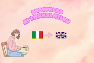 proofread italian into english ai translation