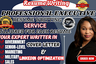write ats executive resume writing, cv, cover letter, linkedin for c suite roles