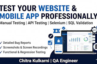 test your website and mobile app professionally