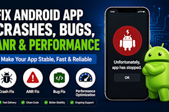 fix android app bugs, crashes, anrs and improve performance