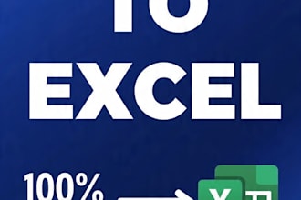 convert PDF to excel with formulas and data entry